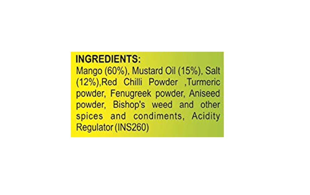 Aroura Achar Mango Pickle    Plastic Jar  400 grams
